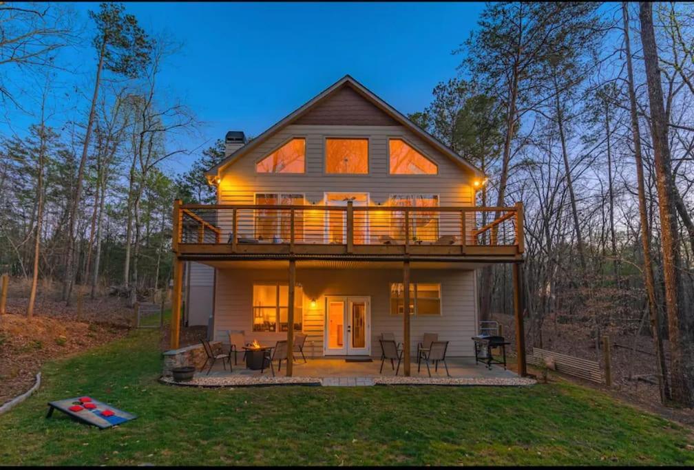Peaceful Modern Chalet In Ellijay Exteriör bild