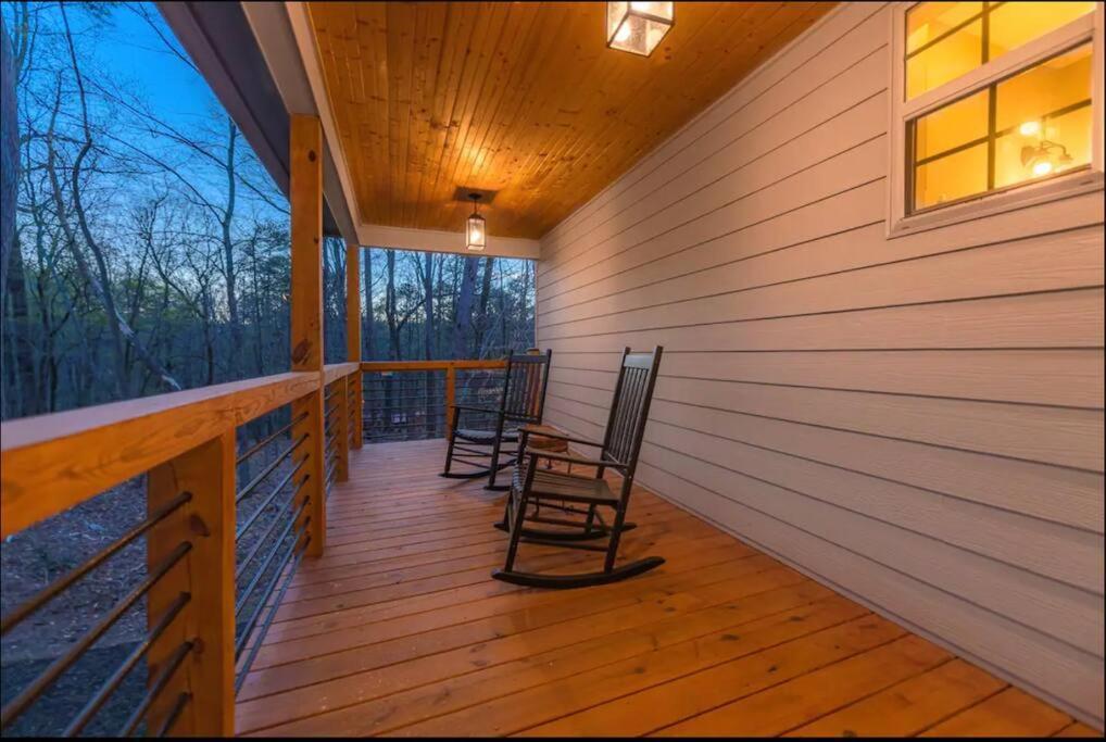Peaceful Modern Chalet In Ellijay Exteriör bild