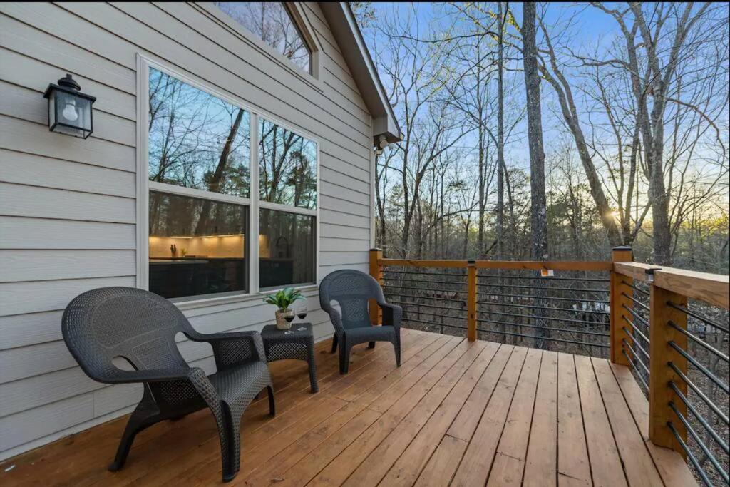 Peaceful Modern Chalet In Ellijay Exteriör bild