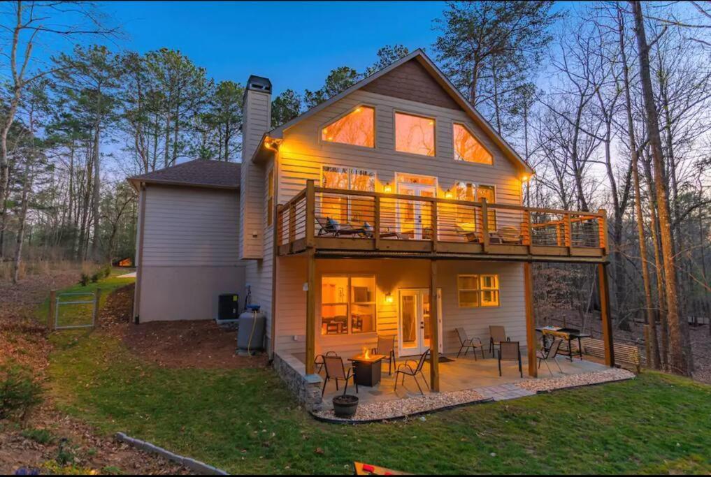 Peaceful Modern Chalet In Ellijay Exteriör bild